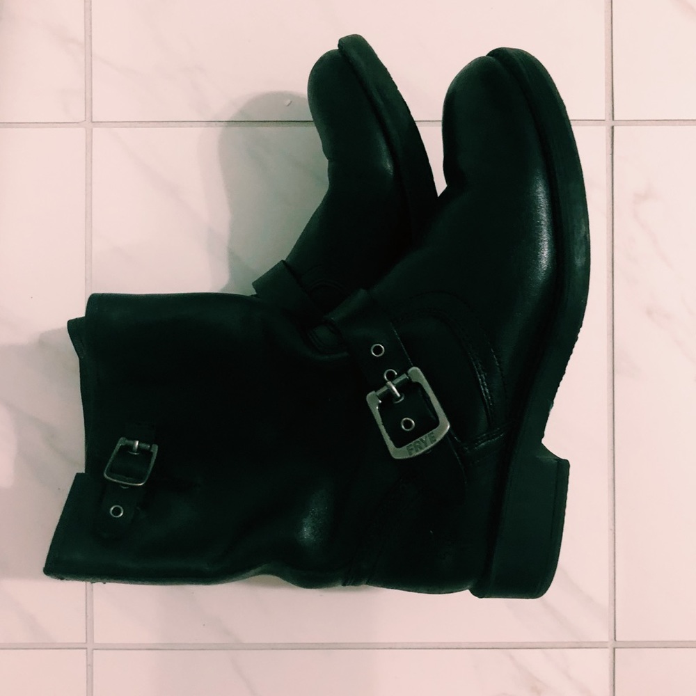 Frye Short Black Boots